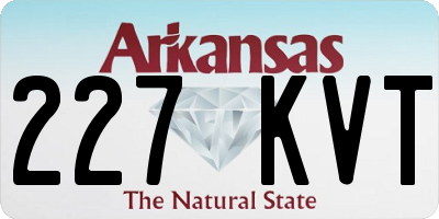 AR license plate 227KVT