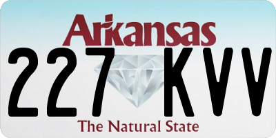 AR license plate 227KVV