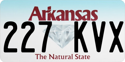 AR license plate 227KVX