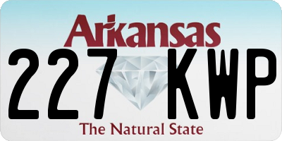 AR license plate 227KWP