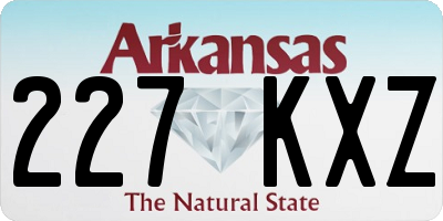 AR license plate 227KXZ