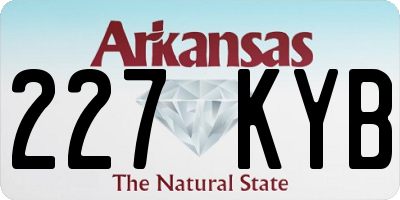 AR license plate 227KYB