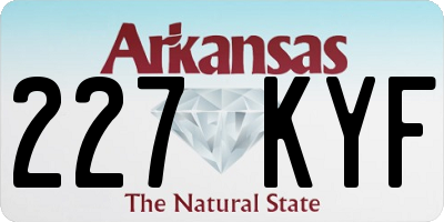 AR license plate 227KYF