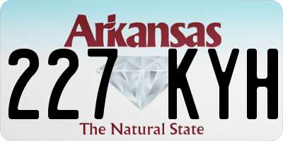 AR license plate 227KYH