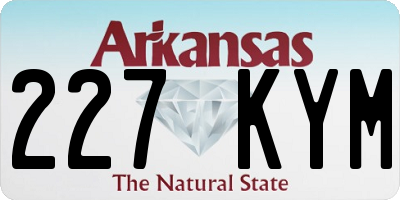 AR license plate 227KYM