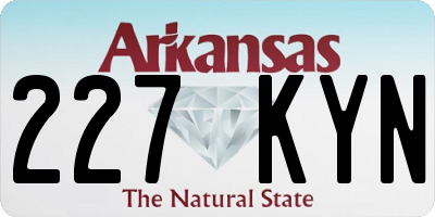 AR license plate 227KYN