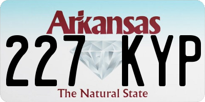 AR license plate 227KYP