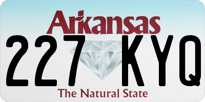 AR license plate 227KYQ