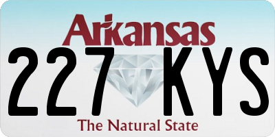 AR license plate 227KYS