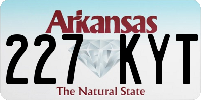 AR license plate 227KYT