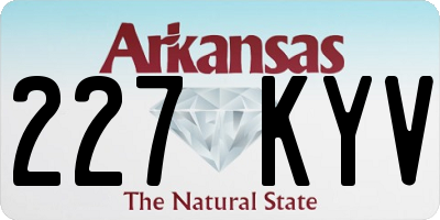 AR license plate 227KYV