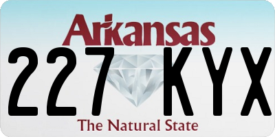 AR license plate 227KYX