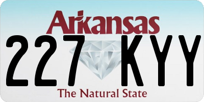 AR license plate 227KYY