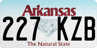 AR license plate 227KZB