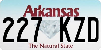 AR license plate 227KZD