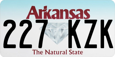 AR license plate 227KZK