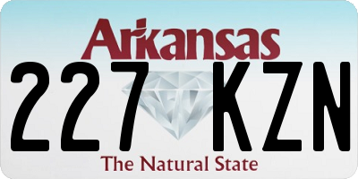AR license plate 227KZN