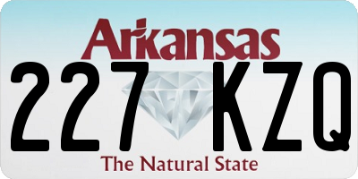AR license plate 227KZQ