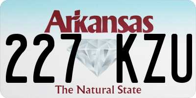 AR license plate 227KZU