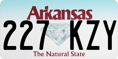 AR license plate 227KZY