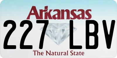 AR license plate 227LBV