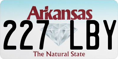 AR license plate 227LBY
