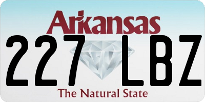 AR license plate 227LBZ