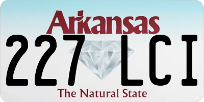AR license plate 227LCI