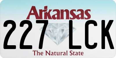 AR license plate 227LCK