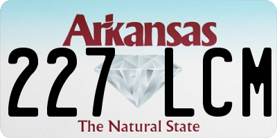 AR license plate 227LCM