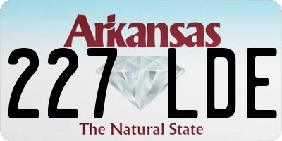 AR license plate 227LDE