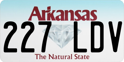 AR license plate 227LDV