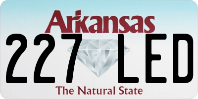 AR license plate 227LED