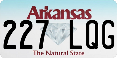 AR license plate 227LQG