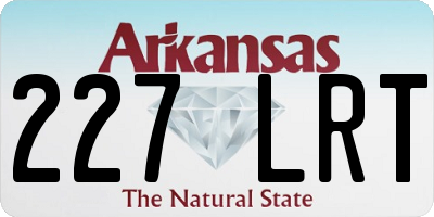 AR license plate 227LRT