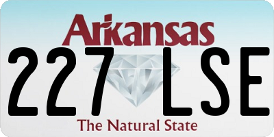 AR license plate 227LSE