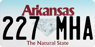 AR license plate 227MHA