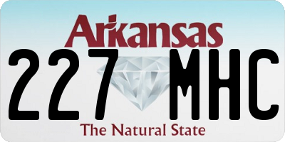AR license plate 227MHC