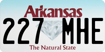 AR license plate 227MHE