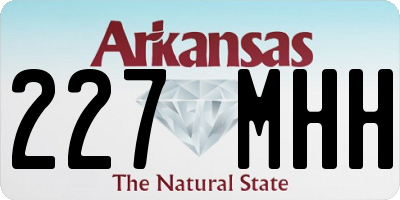 AR license plate 227MHH