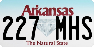 AR license plate 227MHS