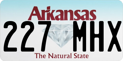 AR license plate 227MHX