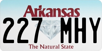 AR license plate 227MHY