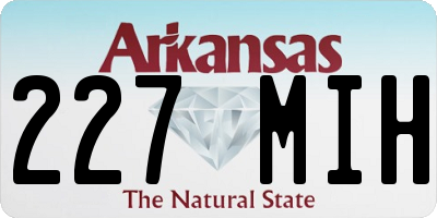AR license plate 227MIH