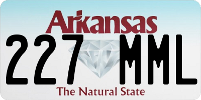 AR license plate 227MML