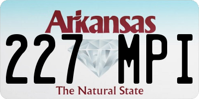 AR license plate 227MPI