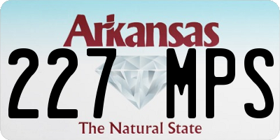 AR license plate 227MPS