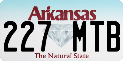 AR license plate 227MTB
