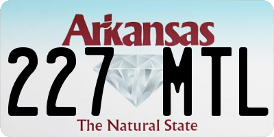 AR license plate 227MTL
