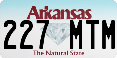 AR license plate 227MTM